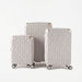 Elle Textured Hardcase Trolley Bag with Retractable Handle-Luggage-thumbnailMobile-5