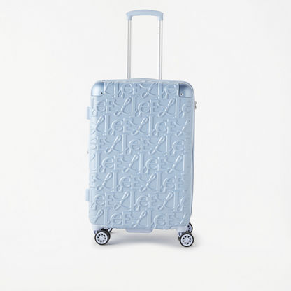 Elle Textured Hardcase Trolley Bag with Retractable Handle-Luggage-image-0