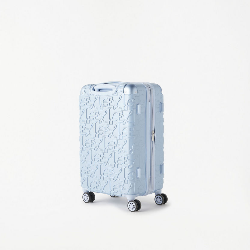 Elle Textured Hardcase Luggage Trolley Bag with Retractable Handle-Luggage-image-3