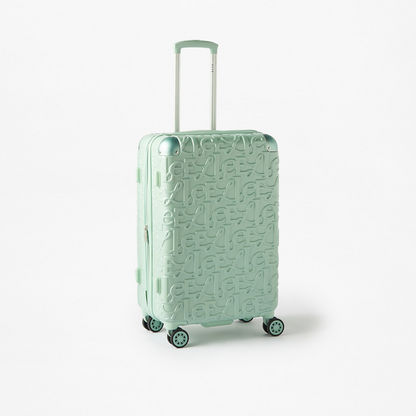 Elle Textured Hardcase Trolley Bag with Retractable Handle-Luggage-image-0