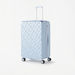 Elle Textured Hardcase Trolley Bag with Retractable Handle-Luggage-thumbnailMobile-1
