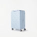 Elle Textured Hardcase Luggage Trolley Bag with Retractable Handle-Luggage-thumbnailMobile-3