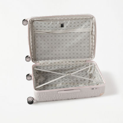 Elle Textured Hardcase Trolley Bag with Retractable Handle-Luggage-image-4
