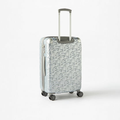 Elle Textured Hardcase Trolley Bag with Retractable Handle-Luggage-image-1