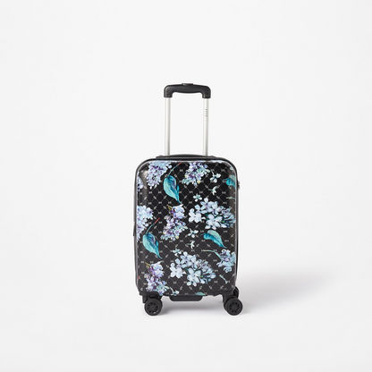 Elle Printed Hardcase Trolley with Retractable Handle and Wheels