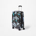Elle Printed Hardcase Luggage Trolley Bag with Retractable Handle and Wheels-Luggage-thumbnail-1