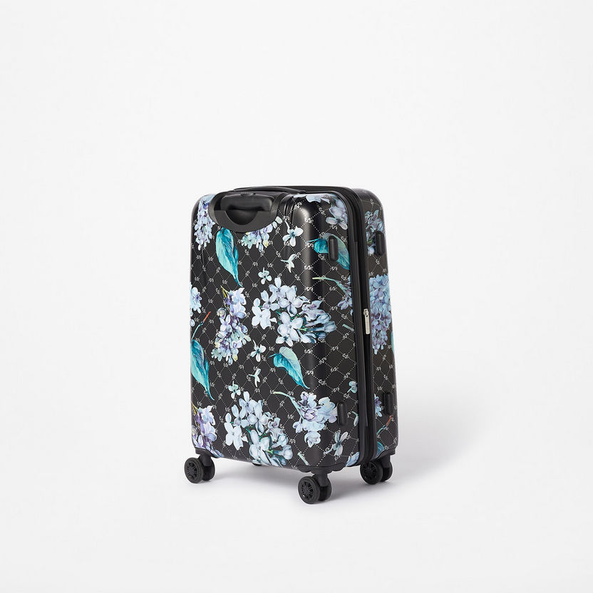 Elle Printed Hardcase Luggage Trolley Bag with Retractable Handle and Wheels-Luggage-image-2