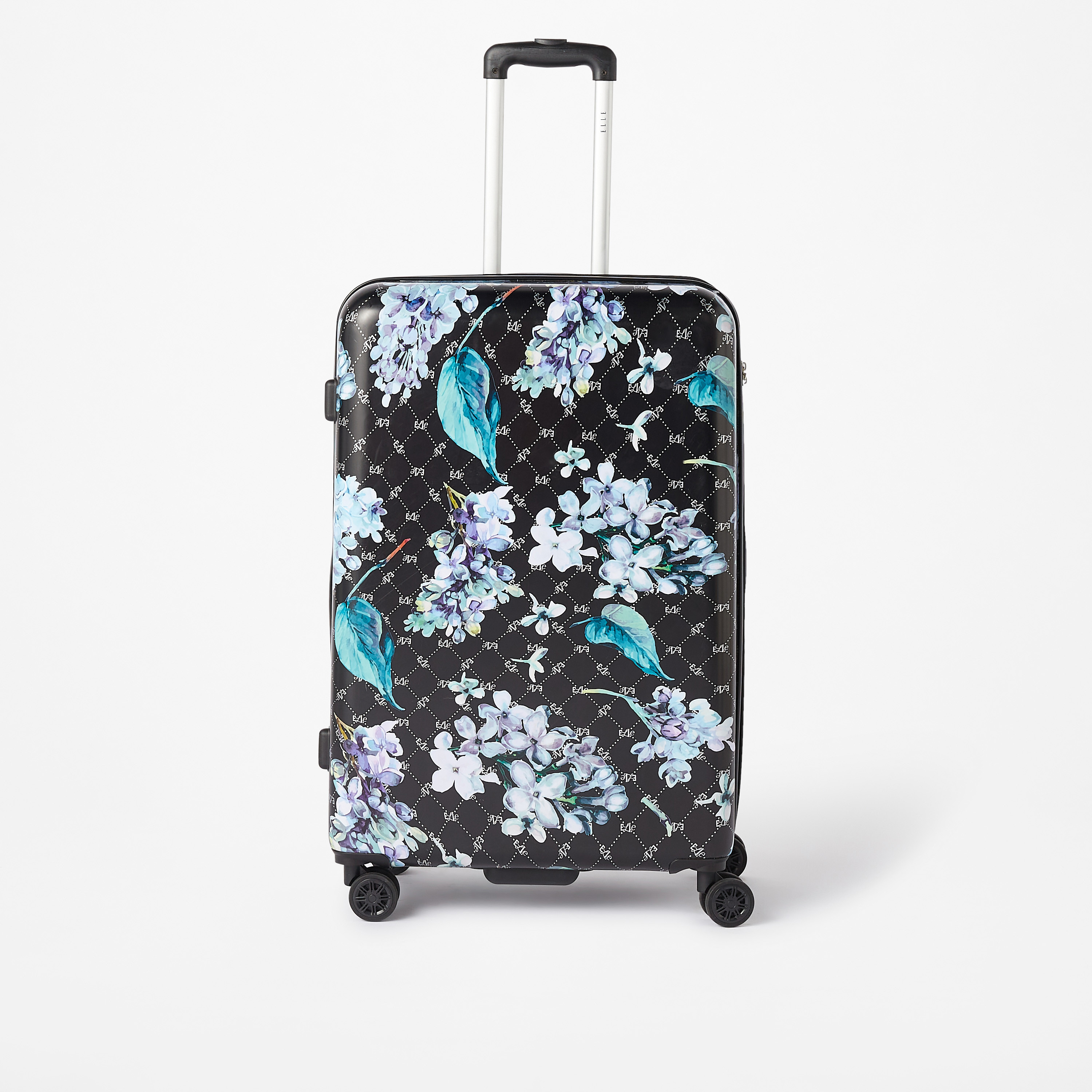 Floral hard cheap case luggage