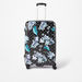Elle Floral Print Hardcase Luggage Trolley Bag with Retractable Handle and Wheels-Luggage-thumbnail-0