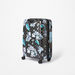 Elle Floral Print Hardcase Luggage Trolley Bag with Retractable Handle and Wheels-Luggage-thumbnailMobile-2