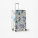 Elle Floral Print Hardcase Trolley Bag with Retractable Handle and Wheels-Luggage-thumbnail-0