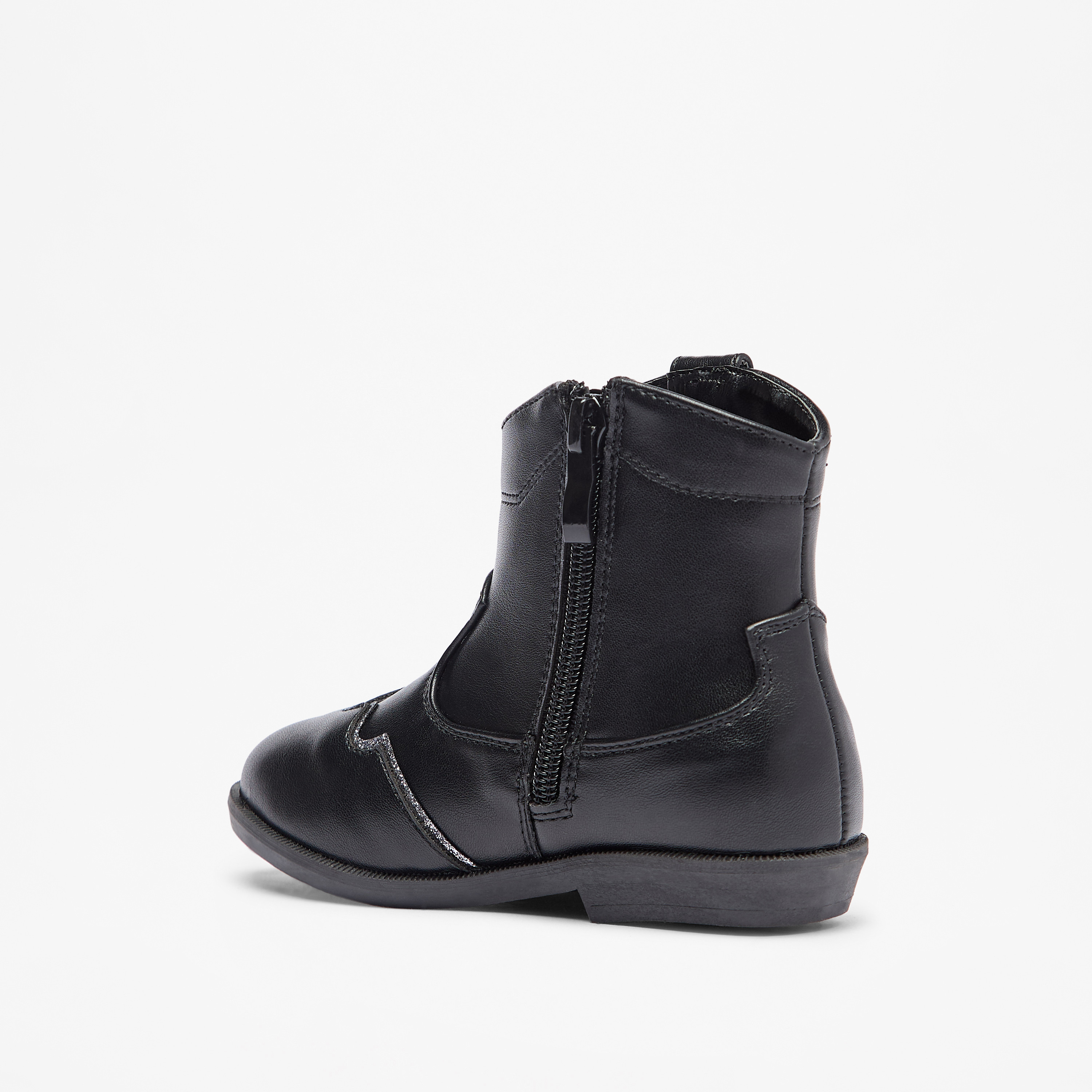 بوت مزيّن بسحّاب إغلاق ورقبة عالية من فلورا بيلا-girls-shoes-boots-image-2