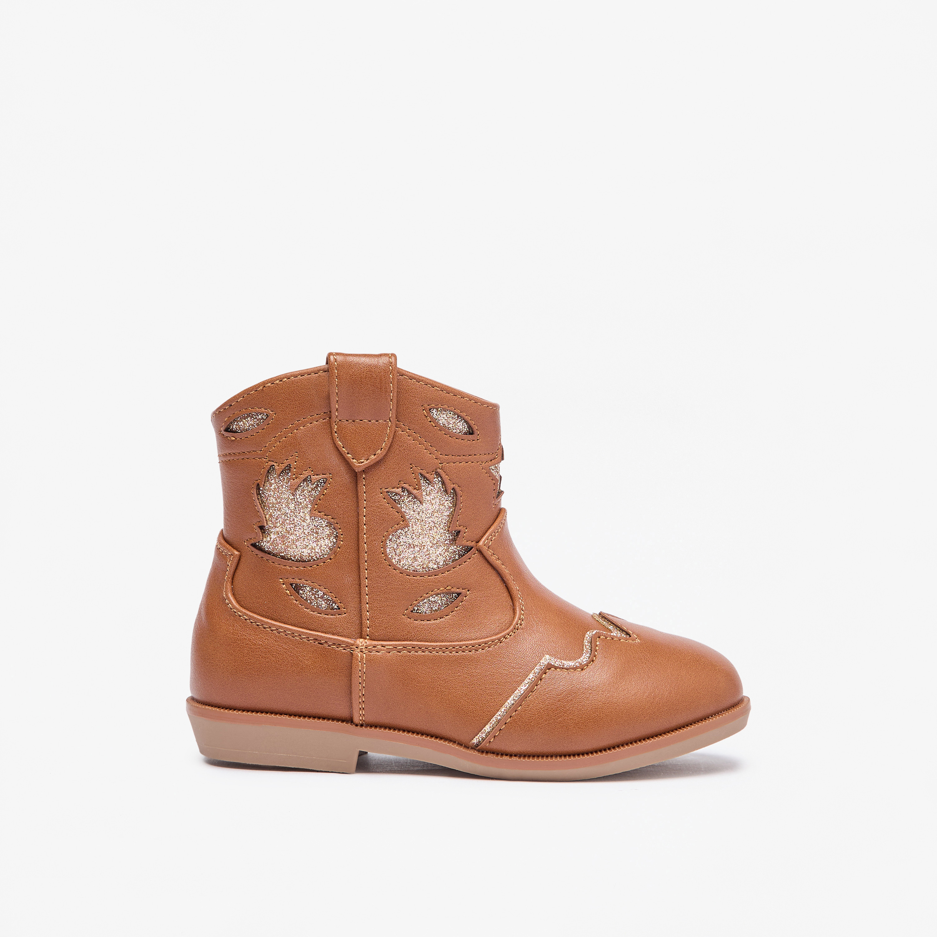 بوت مزيّن بسحّاب إغلاق ورقبة عالية من فلورا بيلا-girls-shoes-boots-image-9