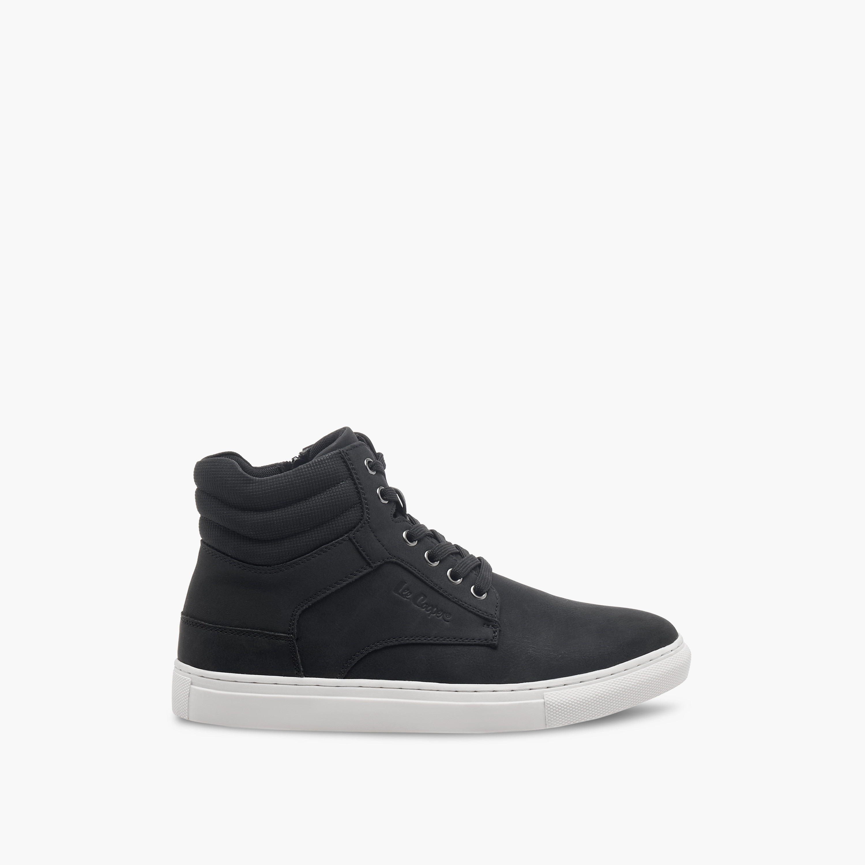حذاء سنيكرز سادة بسحاب إغلاق للرجال من لي كوبر-men-shoes-sneakers-image-3