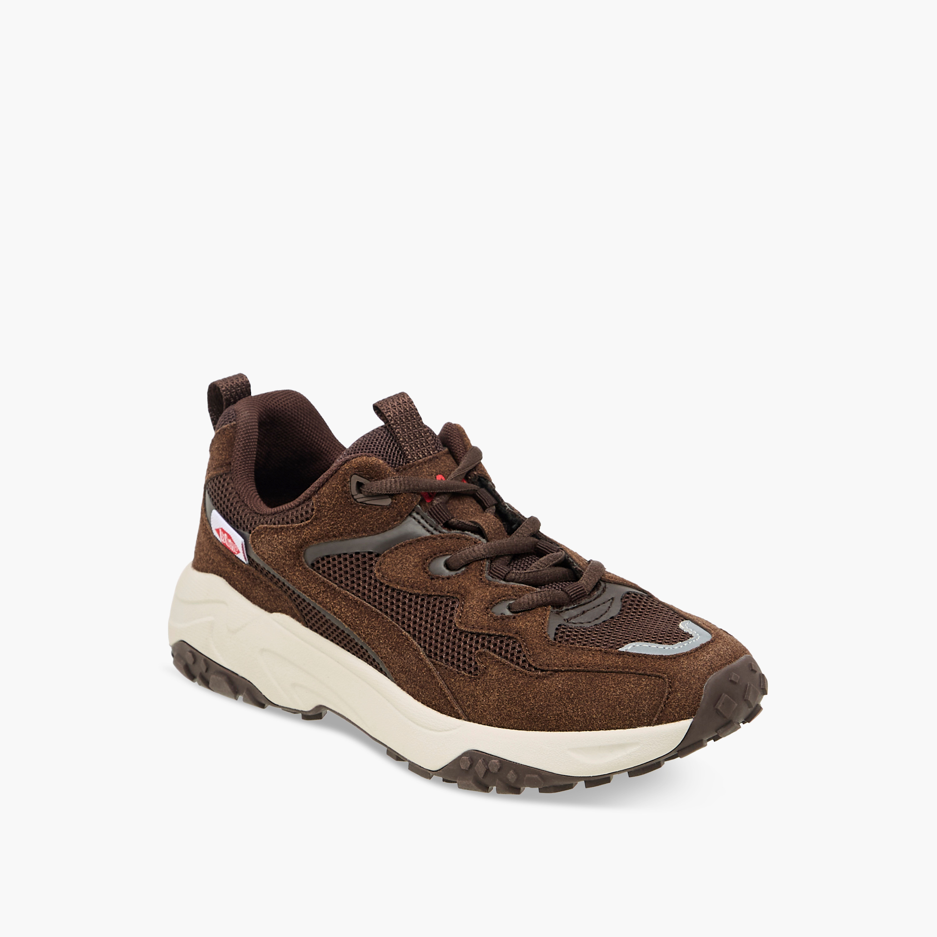 حذاء سنيكرز بطول الكاحل ورباط وألواح للنساء من لي كوبر-women-shoes-sneakers-image-2