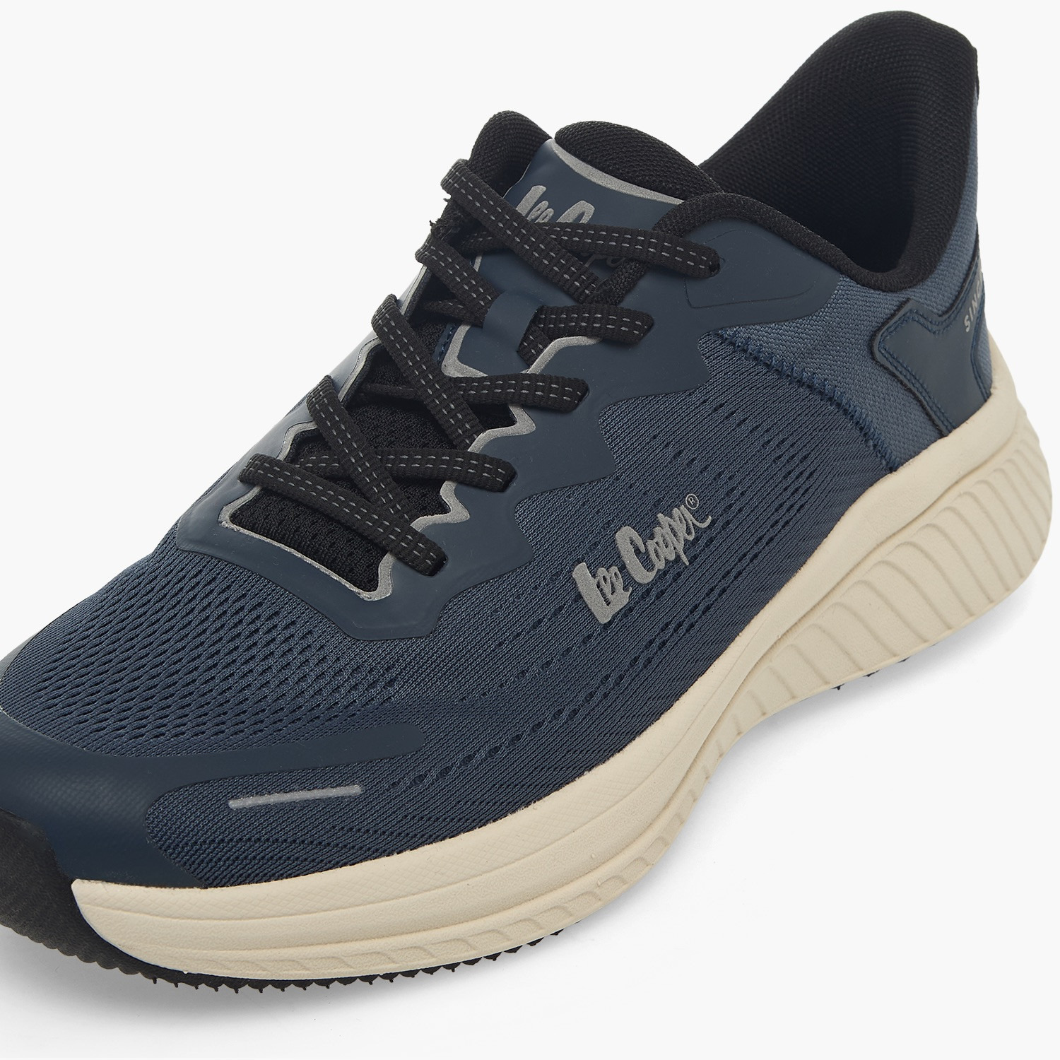Lee Cooper Men Textured Lace-Up Ankle Sneakers-men-shoes-sneakers-image-4