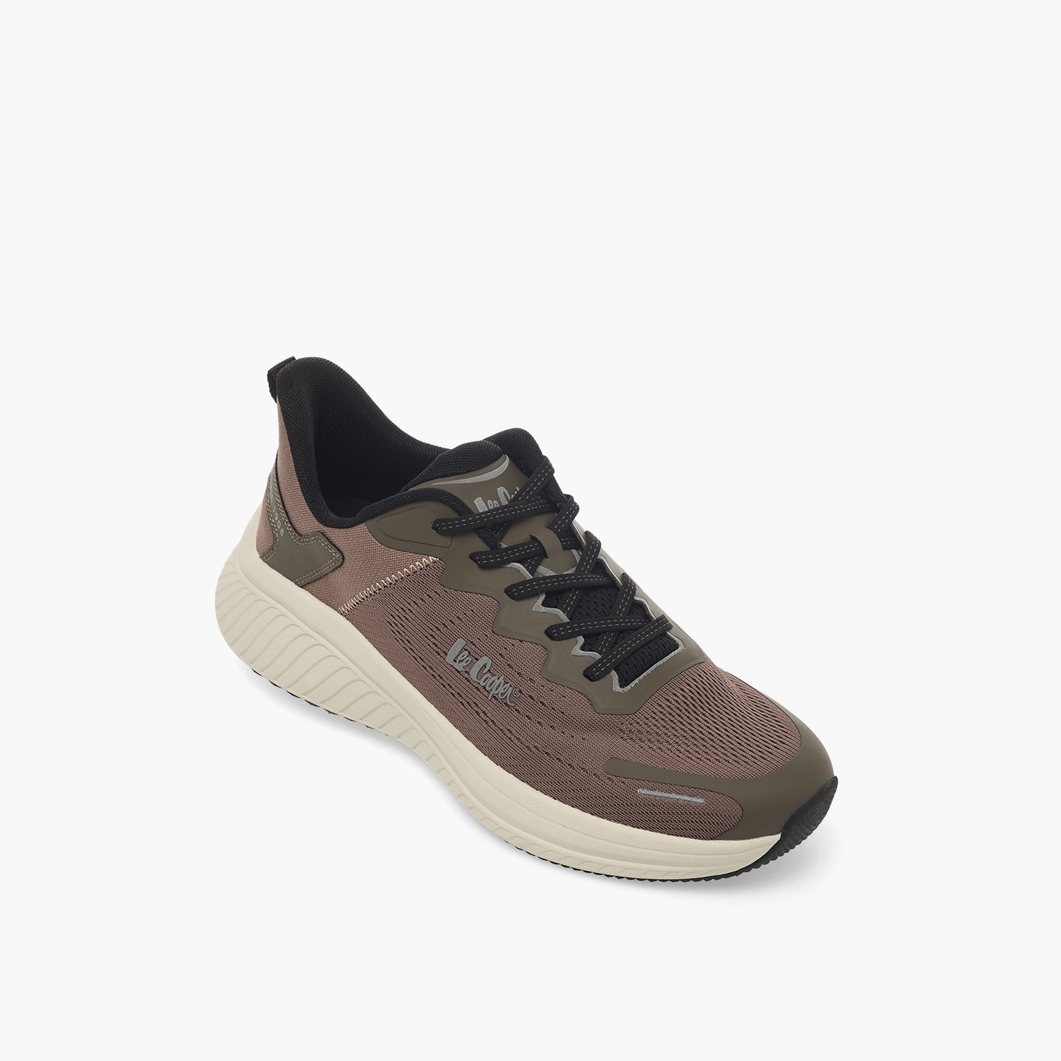 Lee Cooper Men Textured Lace-Up Ankle Sneakers-men-shoes-sneakers-image-2