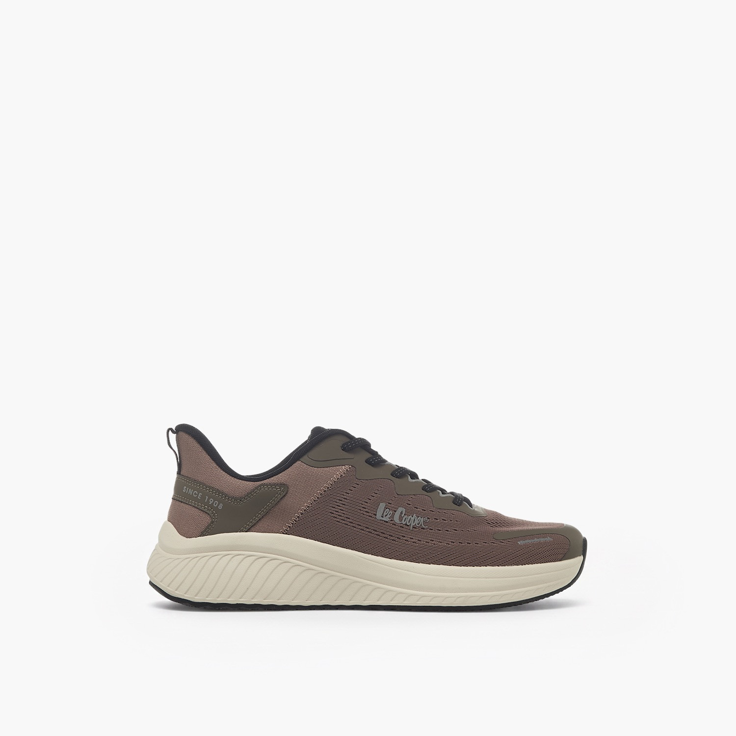 Lee Cooper Men Textured Lace-Up Ankle Sneakers-men-shoes-sneakers-image-3