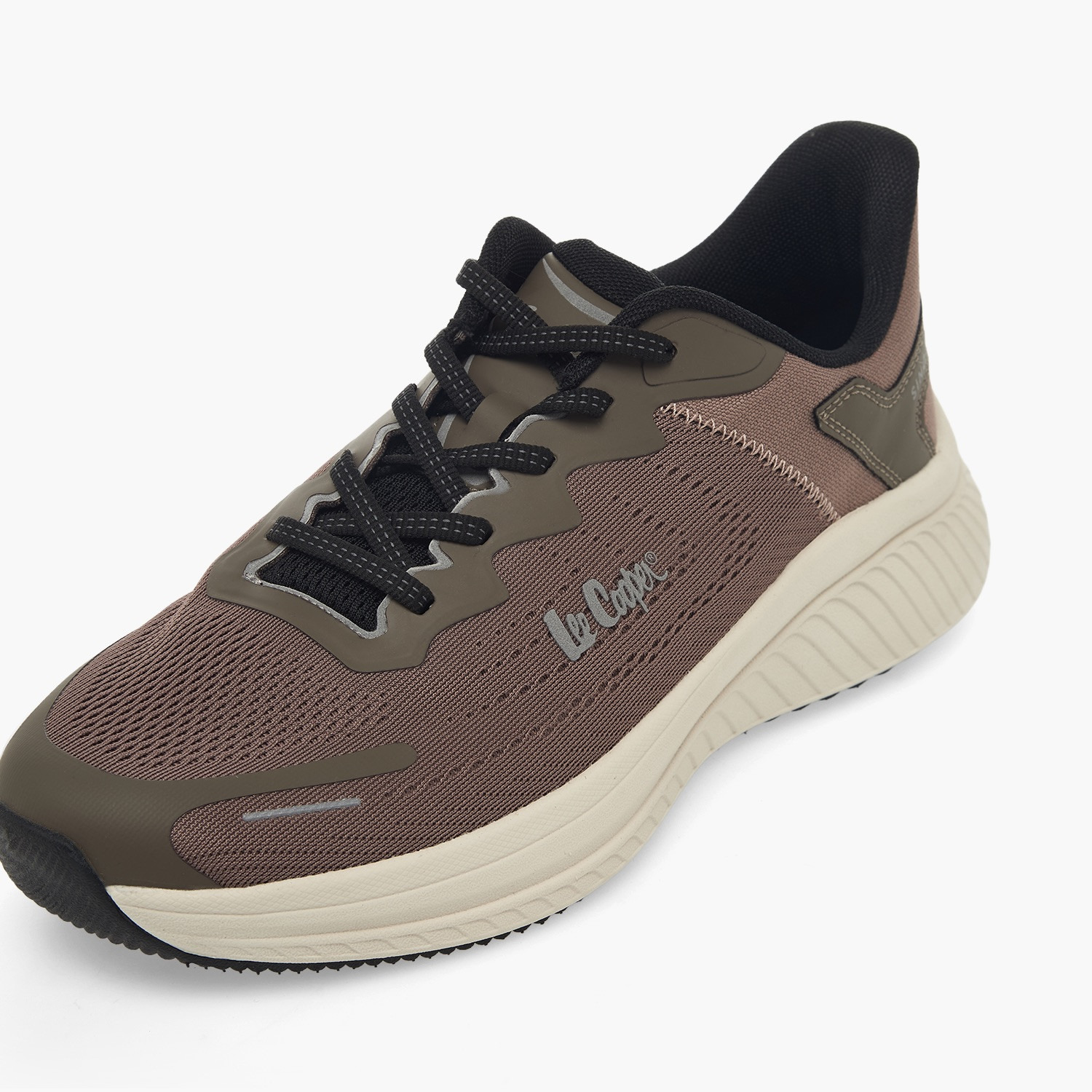 Lee Cooper Men Textured Lace-Up Ankle Sneakers-men-shoes-sneakers-image-4