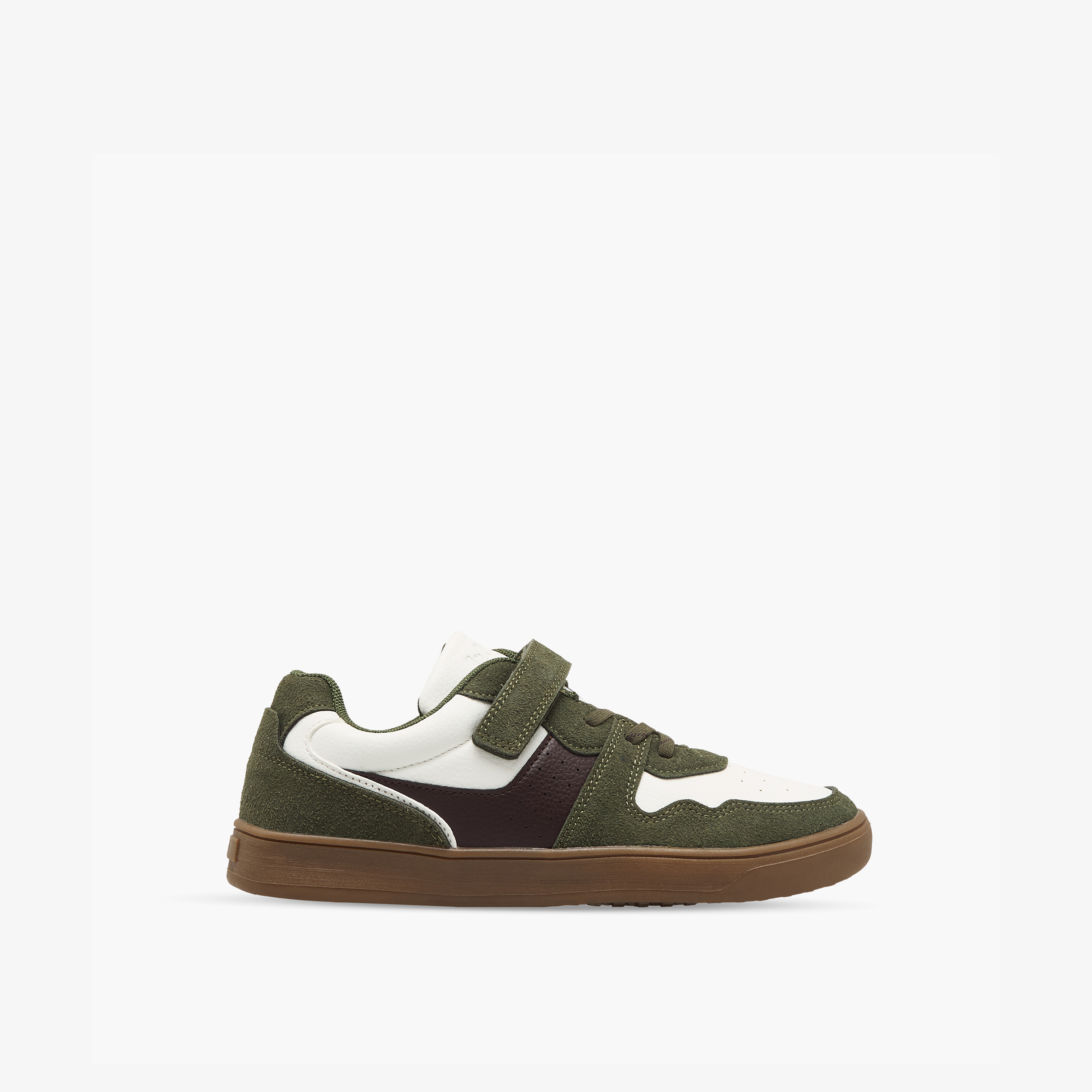 Lee Cooper Boys Panelled Hook & Loop Ankle Sneakers-boys-shoes-sneakers-image-3