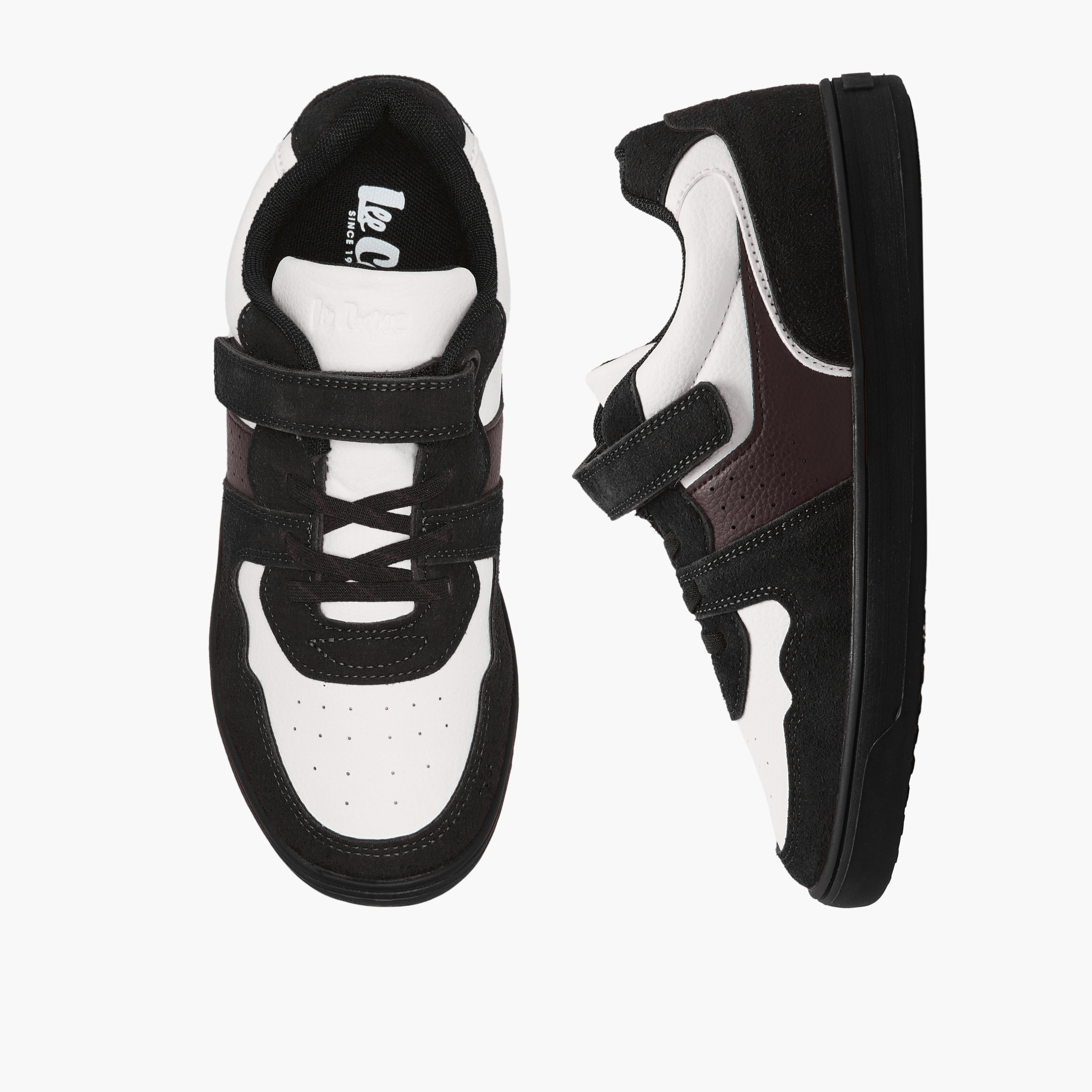 حذاء سنيكرز بكاحل للأولاد بشريط إغلاق لاصق من لي كوبر-boys-shoes-sneakers-image-1