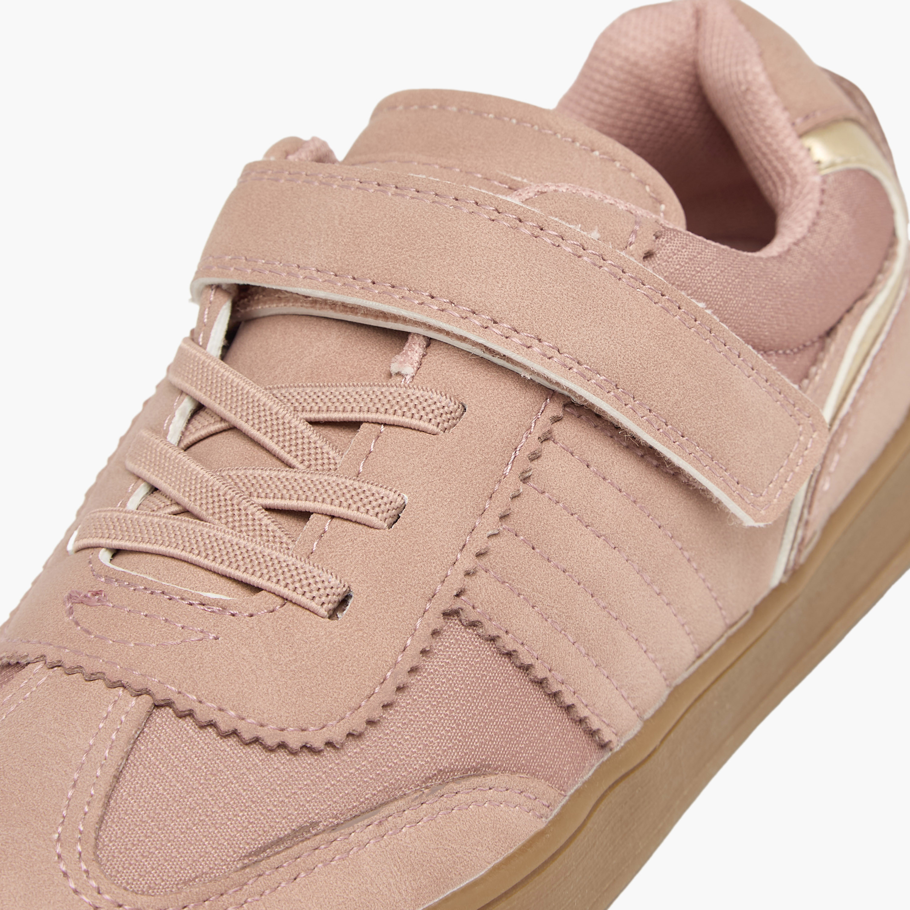 Lee Cooper Girls Panelled Hook & Loop Ankle Sneakers-girls-shoes-sneakers-image-4