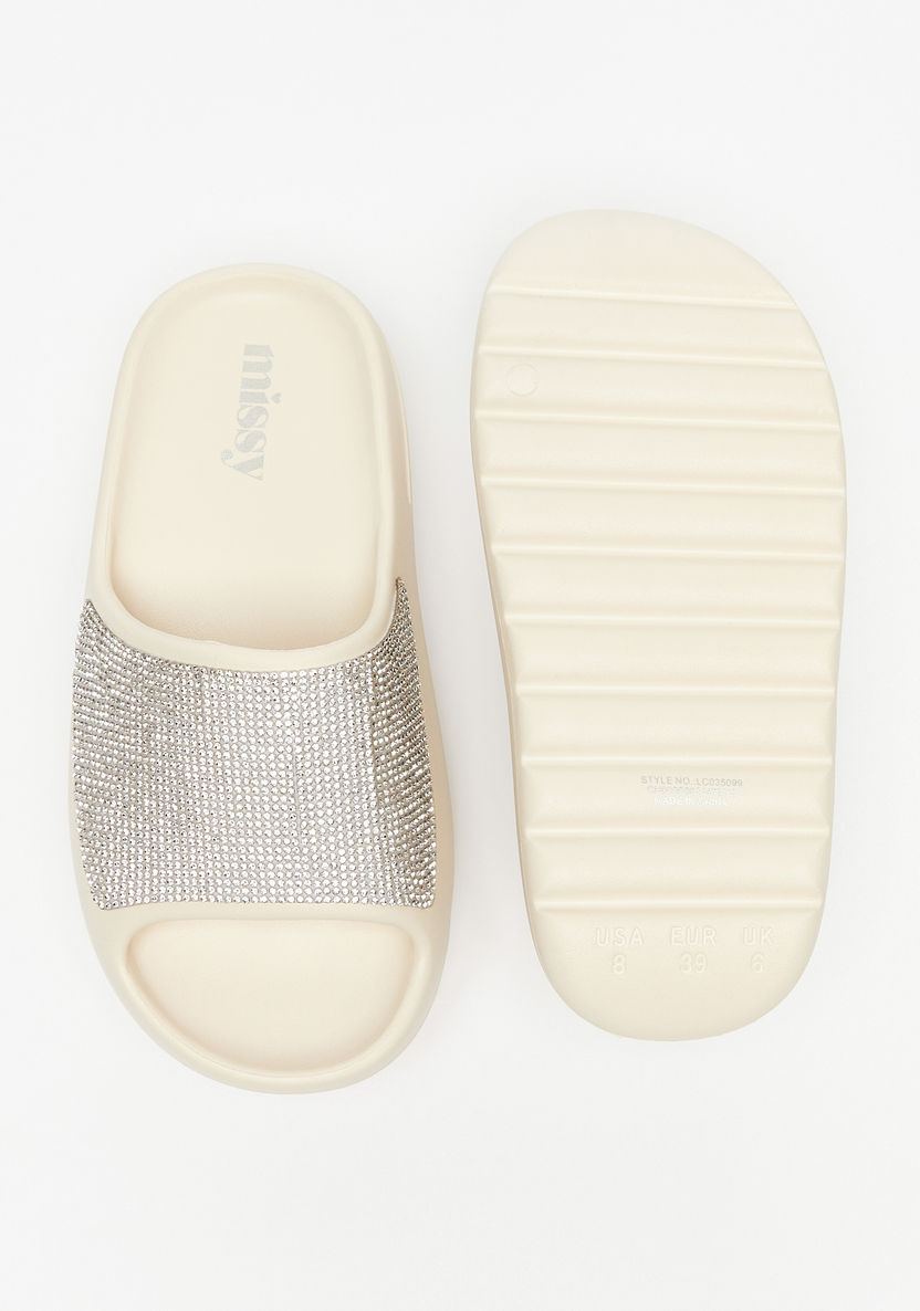 Missy Embellished Slip-On Slide Sandals-Comfort-image-4