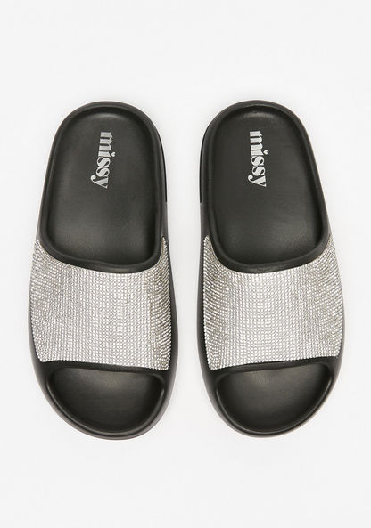 Missy Embellished Slip-On Slide Sandals-Comfort-image-0
