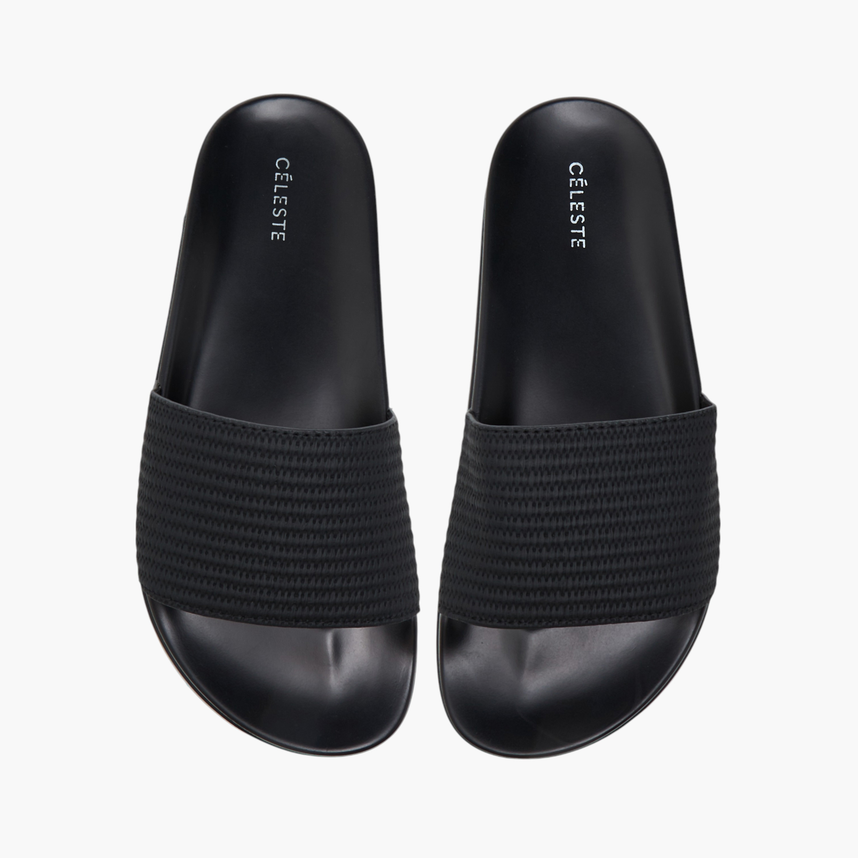 Celeste Women's Textured  Slip-On Slides-women-shoes-flipflopsandslides-image-1