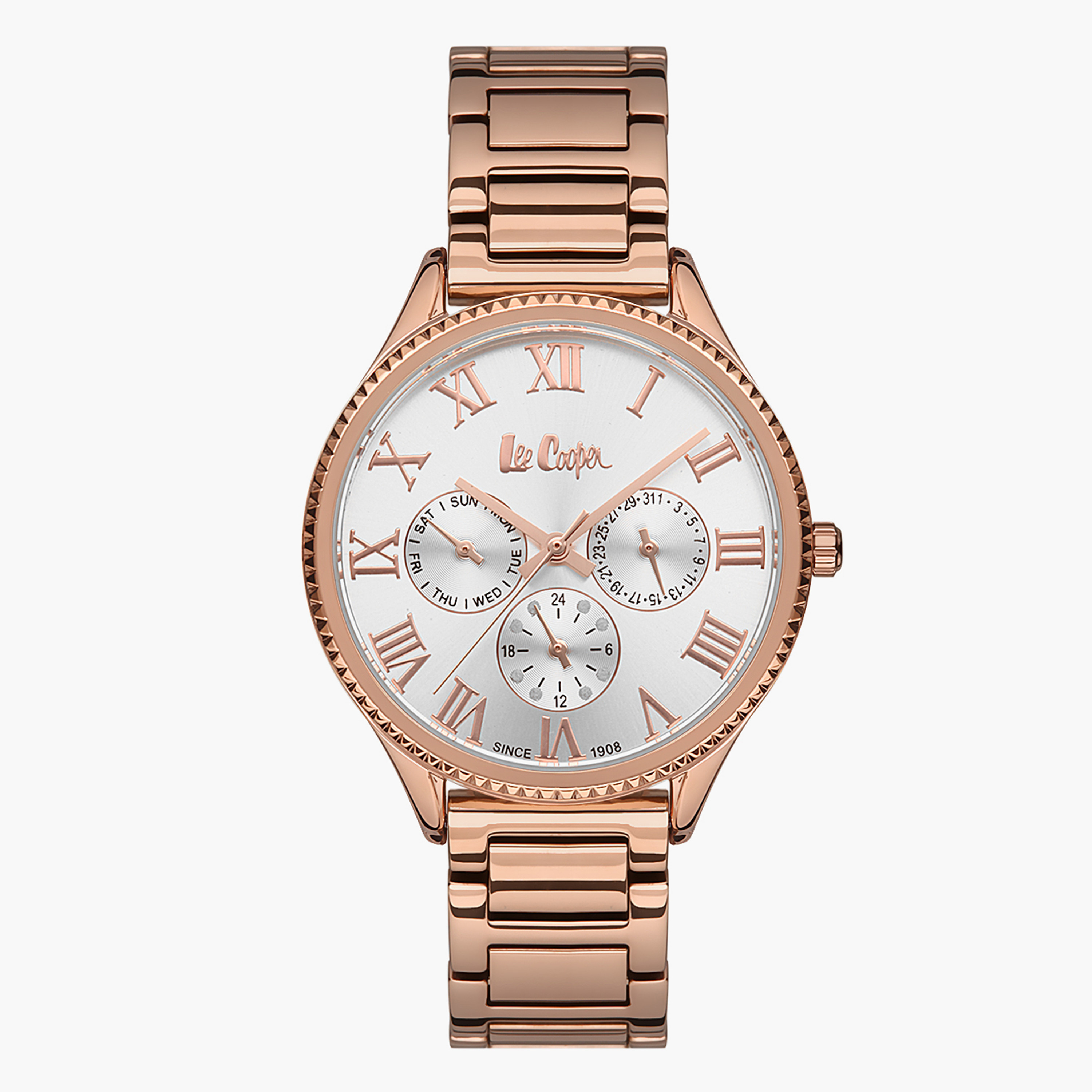 Lee cooper rose gold watch new arrivals