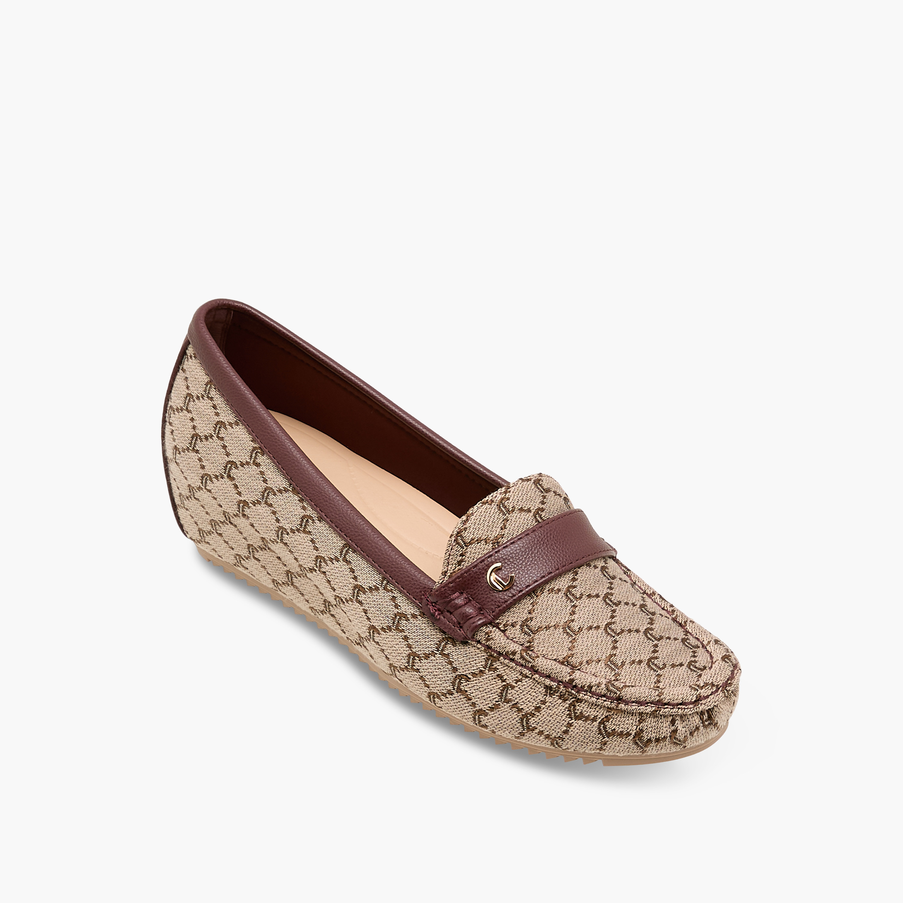 Le Confort Women Jacquard Textured Loafers-women-shoes-loafersandmoccasins-image-2