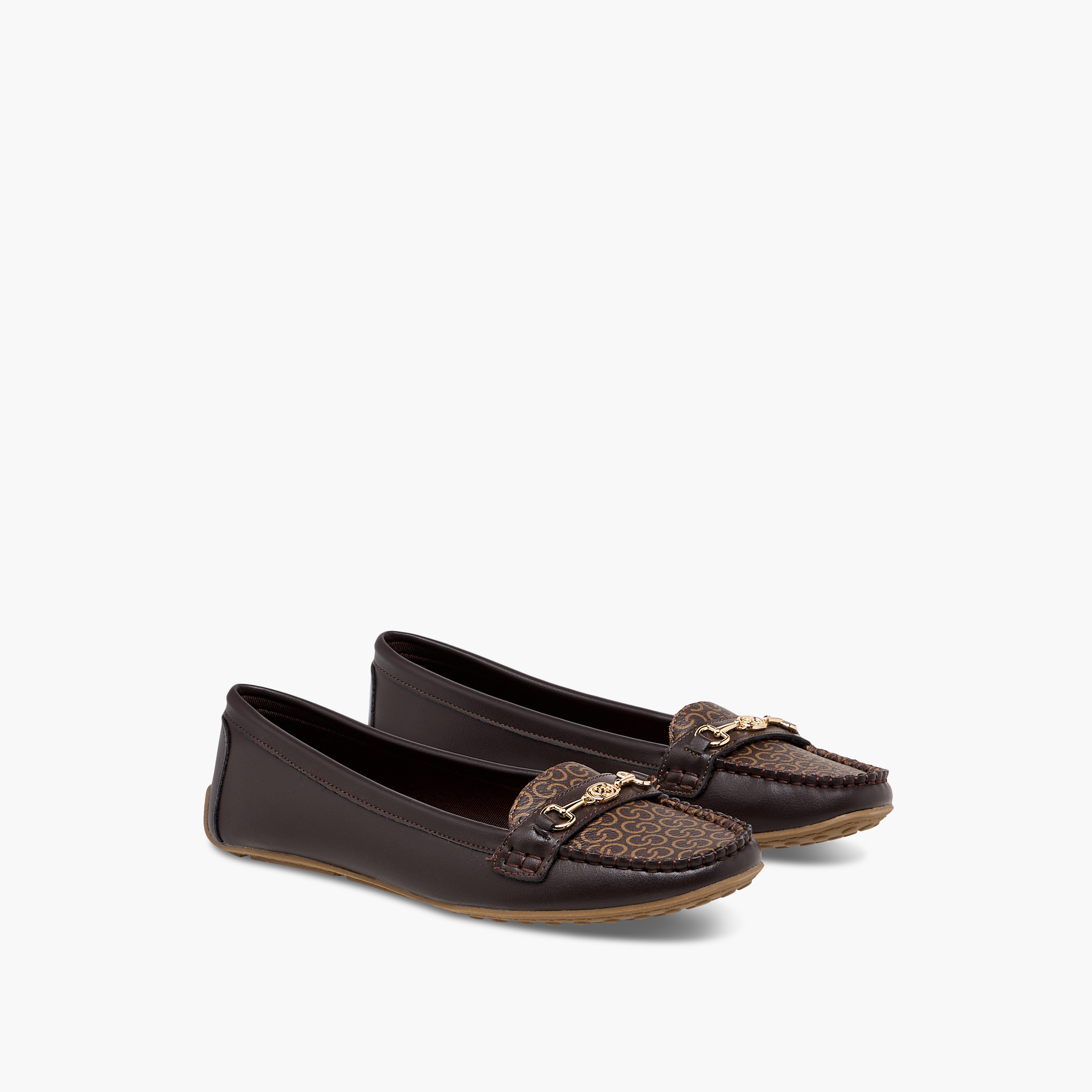 Celeste Women's Monogram Print Slip-On Loafers-women-shoes-loafersandmoccasins-image-1
