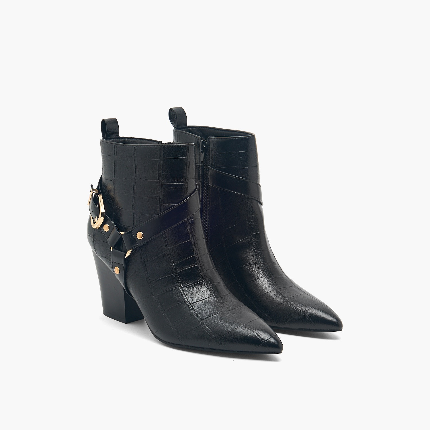 Flora Bella Women Block Heel Ankle Boots-women-shoes-boots-image-1