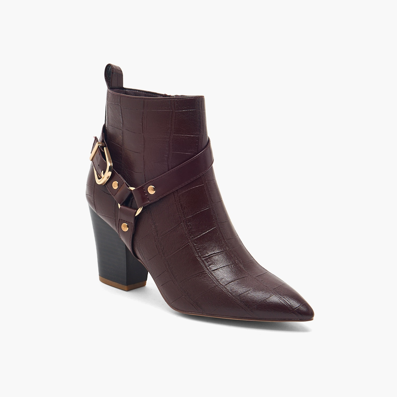 حذاء للنساء بطول الكاحل وكعب عريض من فلورا بيلا-women-shoes-boots-image-2