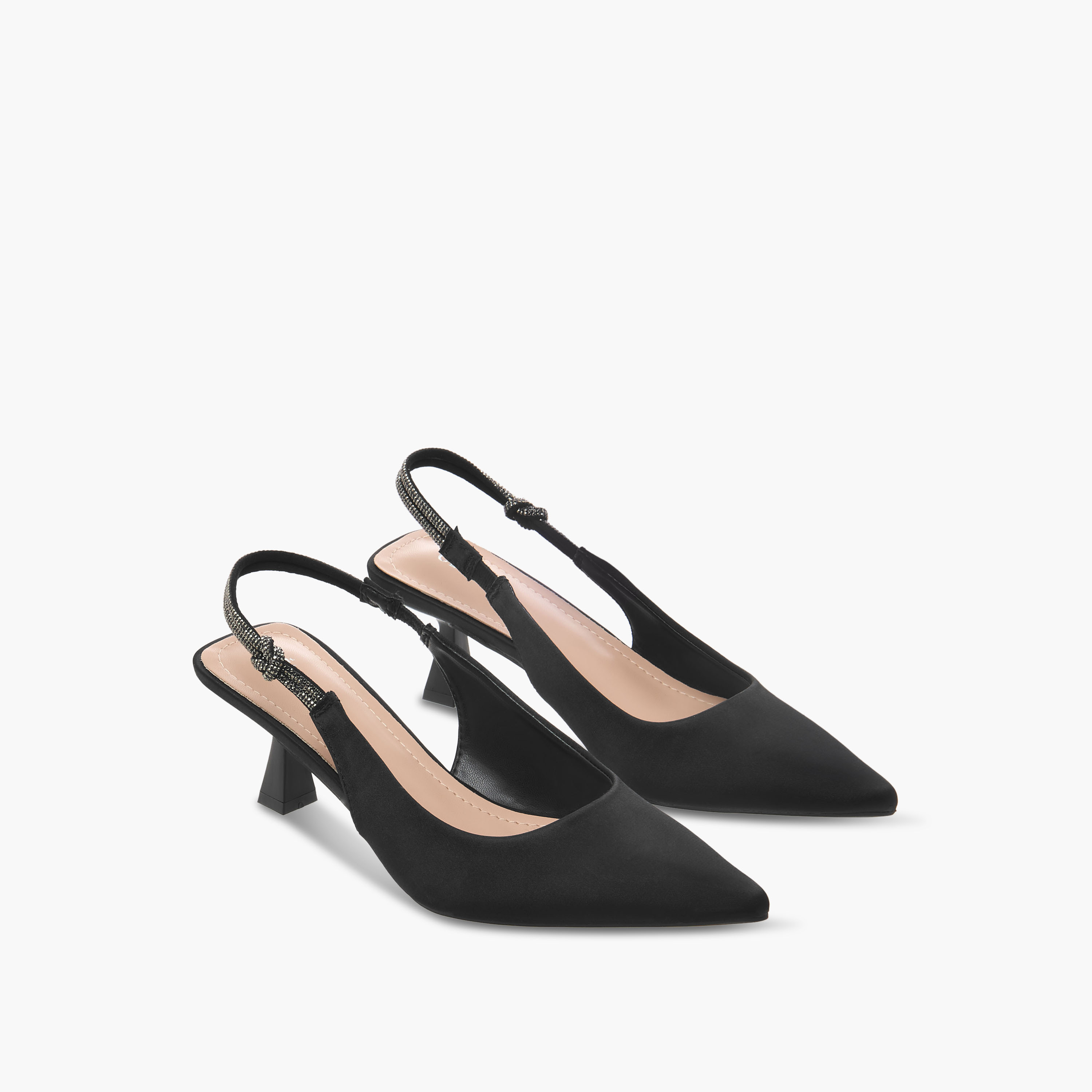 حذاء بكعب صغير وحزام خلفي للنساء من سيليست-women-shoes-heels-image-1