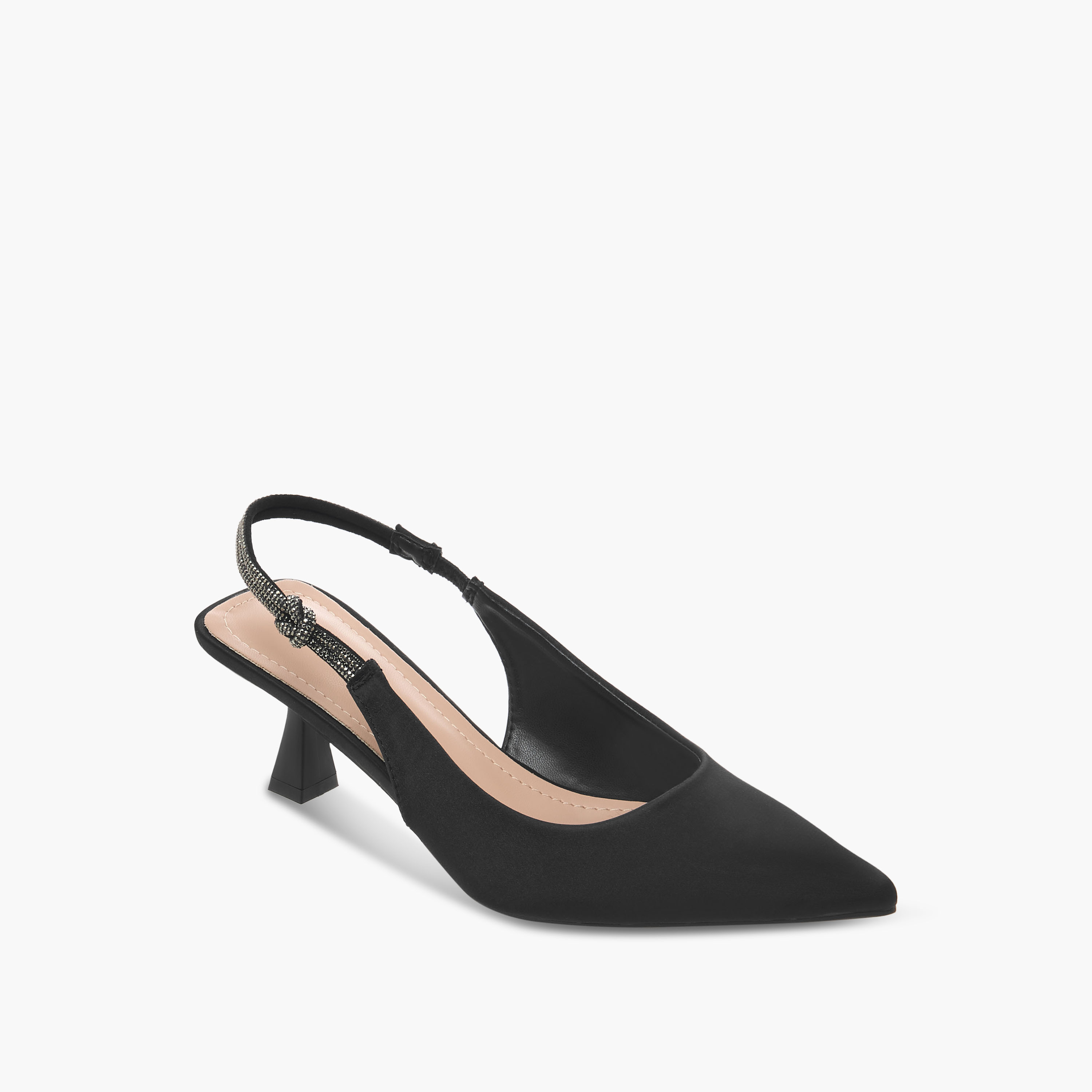 حذاء بكعب صغير وحزام خلفي للنساء من سيليست-women-shoes-heels-image-2