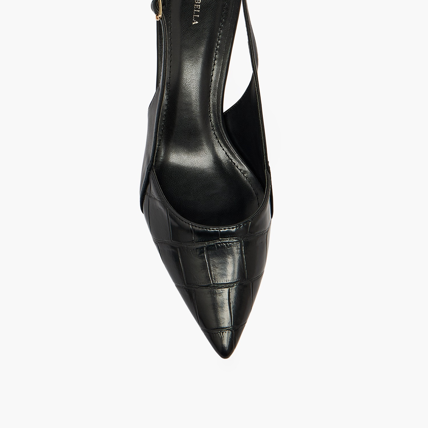 حذاء بارز الملمس بكعب سميك للنساء من فلورا بيلا من شو إكسبريس-women-shoes-heels-image-4
