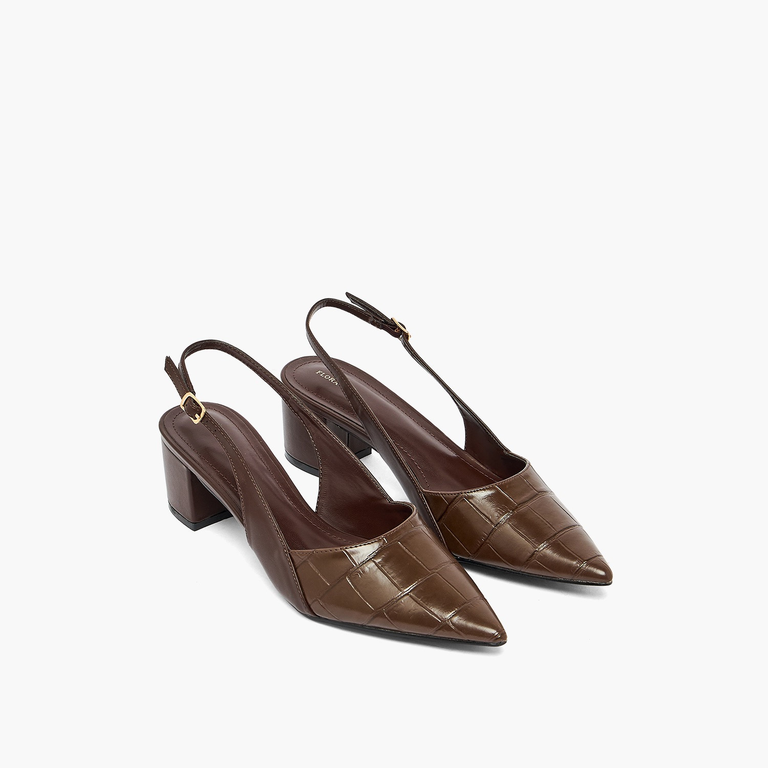Flora Bella by Shoexpress Women Textured Block Heel Pumps-women-shoes-heels-image-1