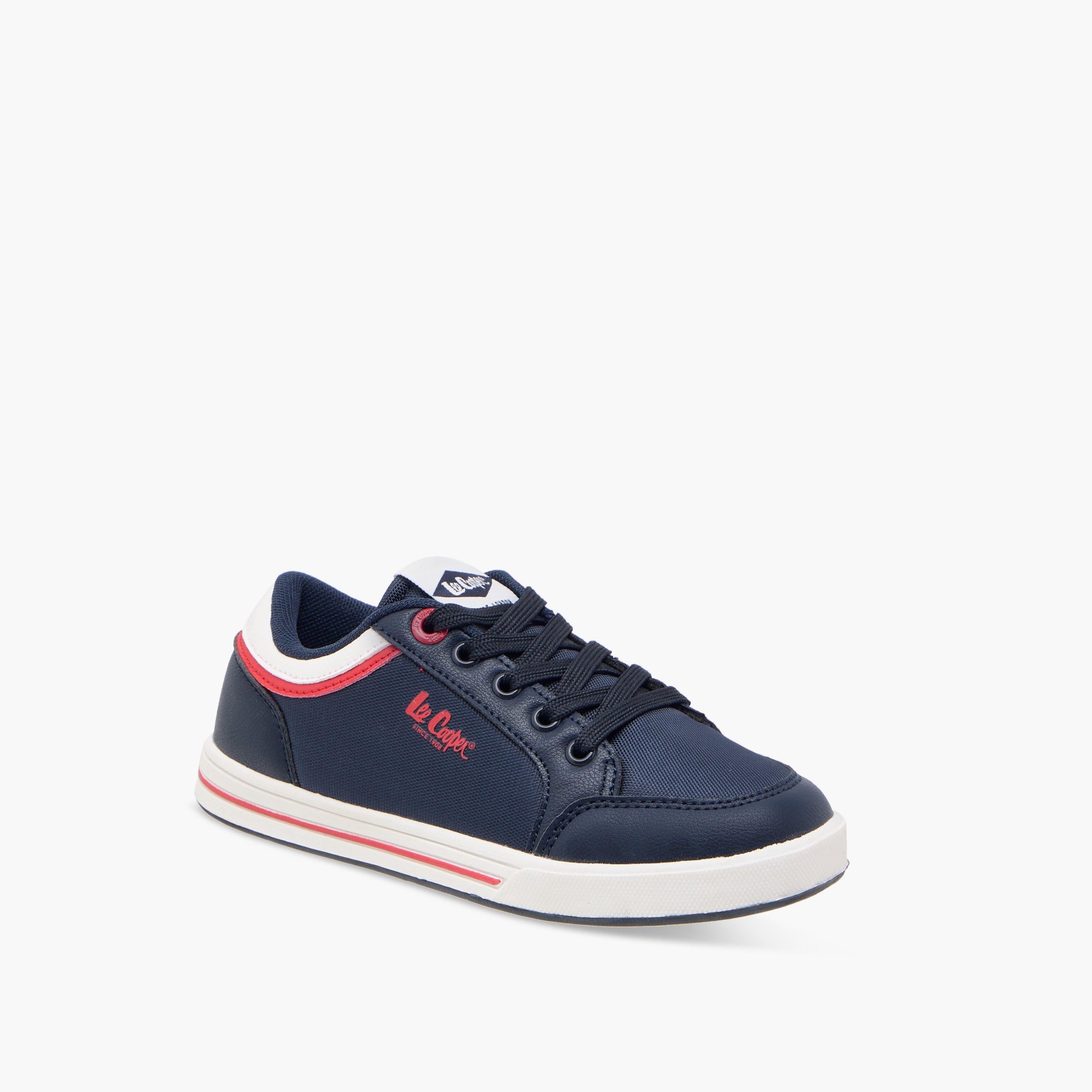 Lee Cooper Kids' Panelled Lace-Up Sneakers-boys-shoes-sneakers-image-2