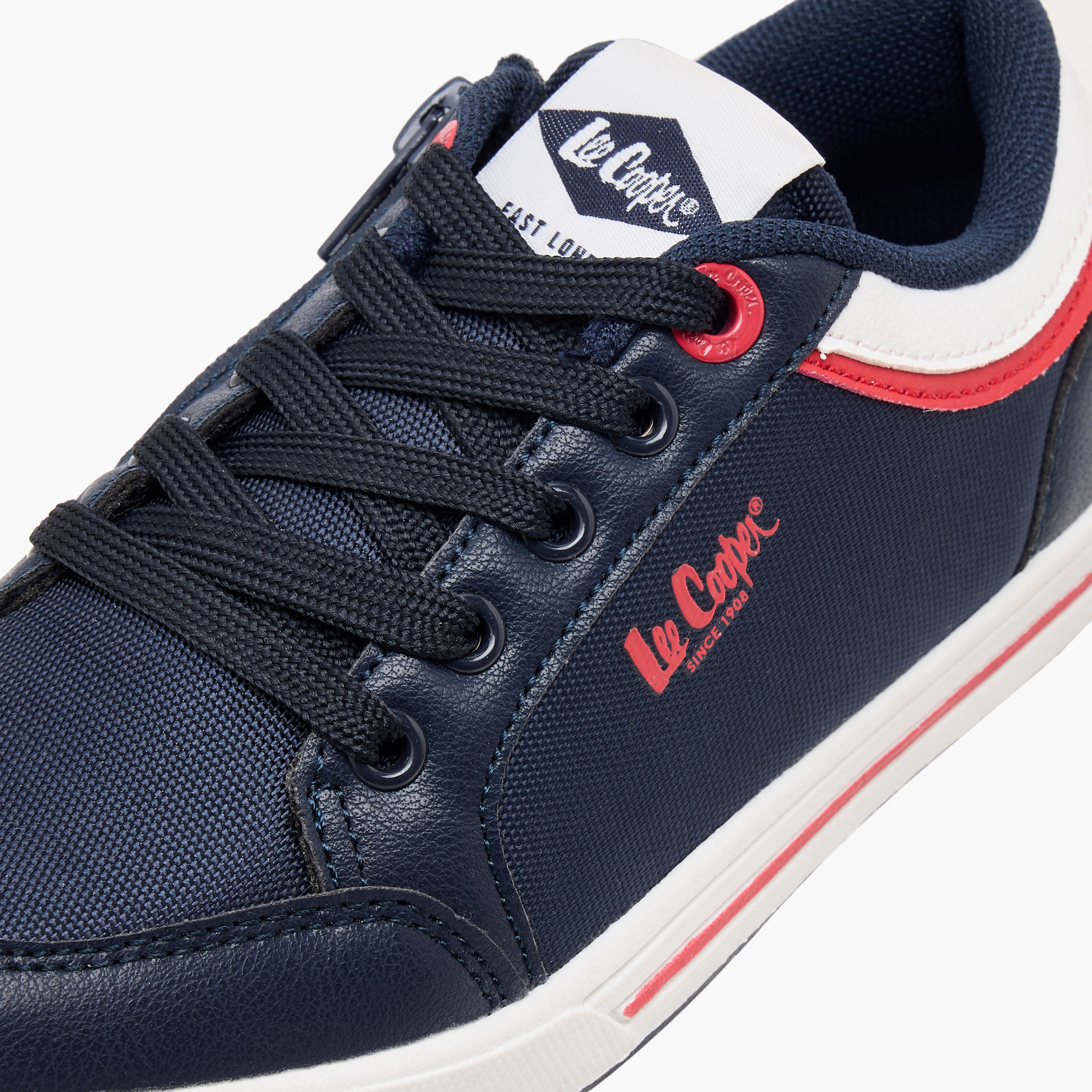 Lee Cooper Kids' Panelled Lace-Up Sneakers-boys-shoes-sneakers-image-4
