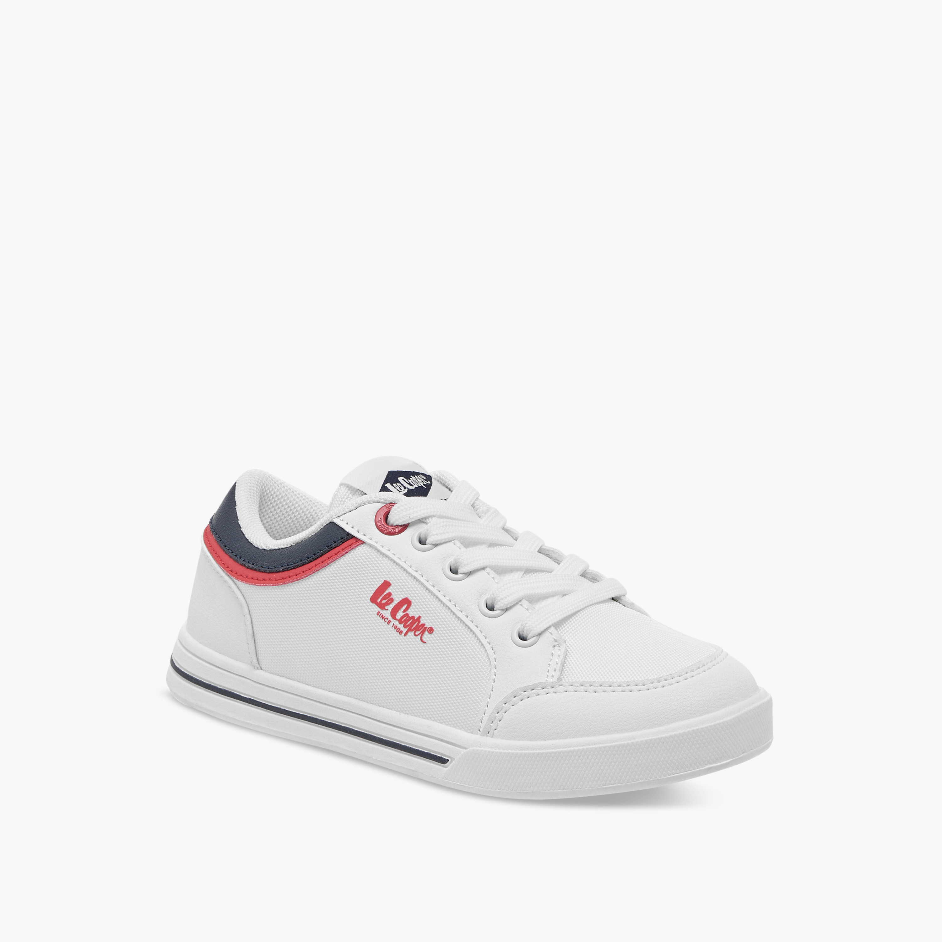 Lee Cooper Kids' Panelled Lace-Up Sneakers-boys-shoes-schoolshoes-image-2