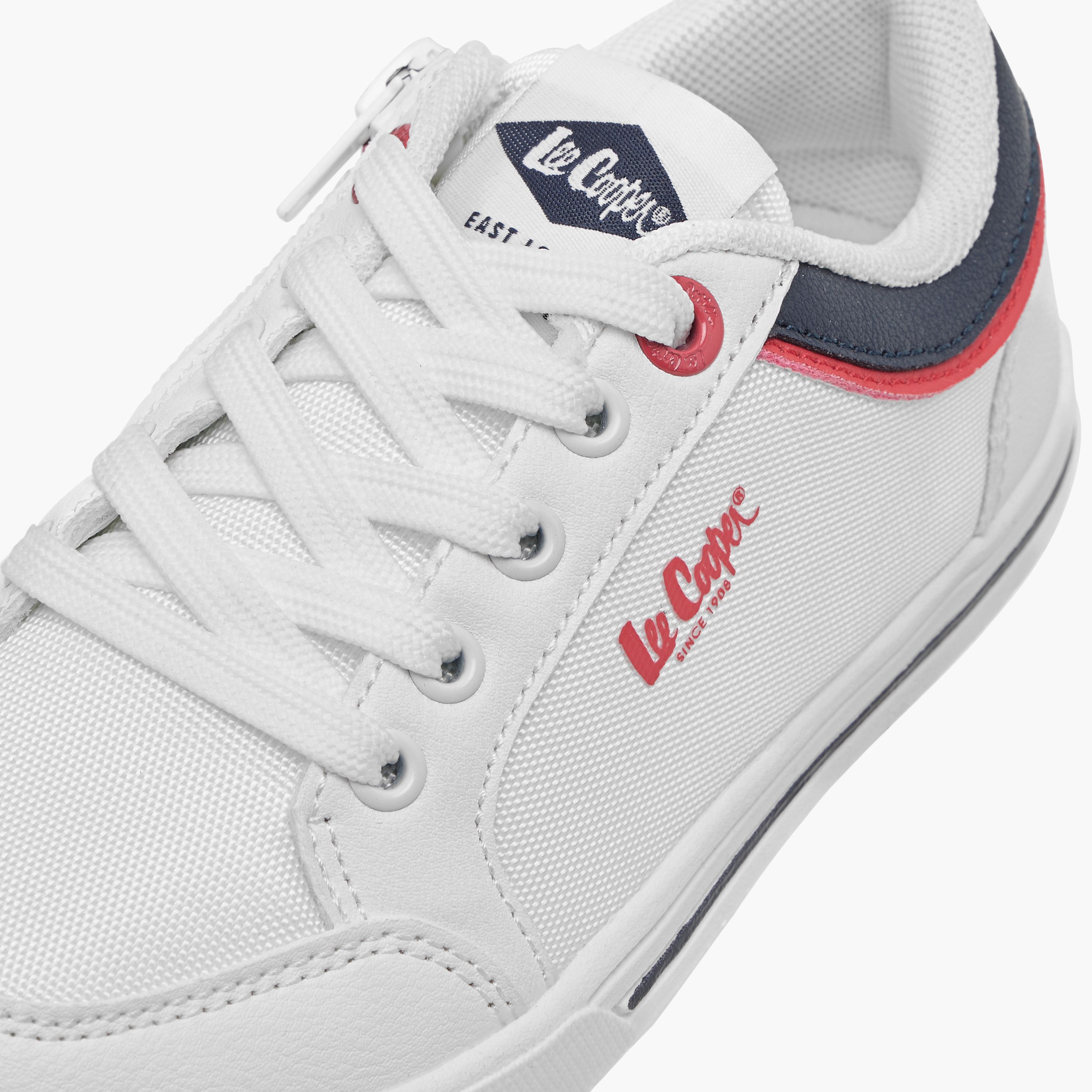 Lee Cooper Kids' Panelled Lace-Up Sneakers-boys-shoes-schoolshoes-image-4