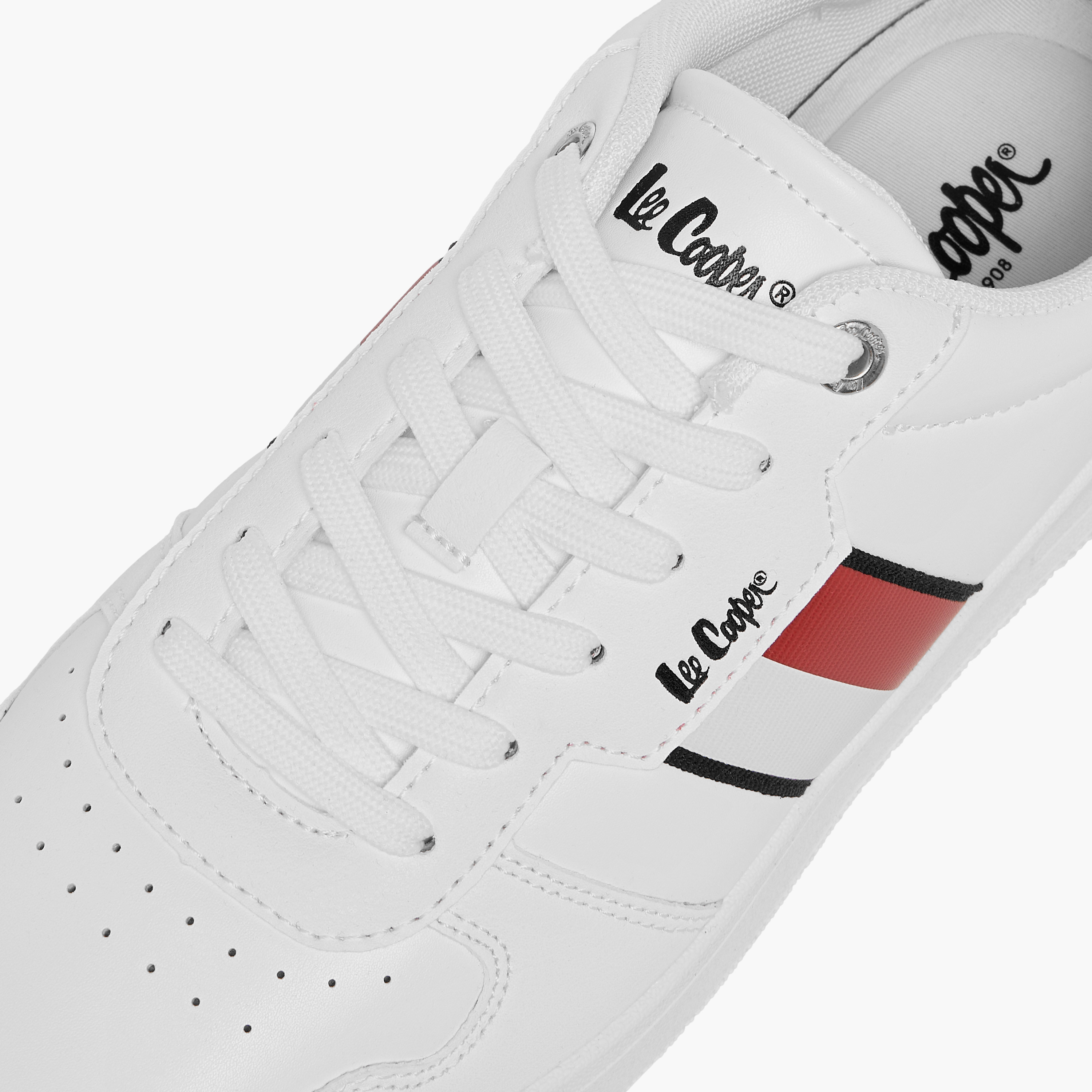 Lee Cooper Men's Panelled Sneakers with Lace-Up Closure-men-shoes-sneakers-image-4