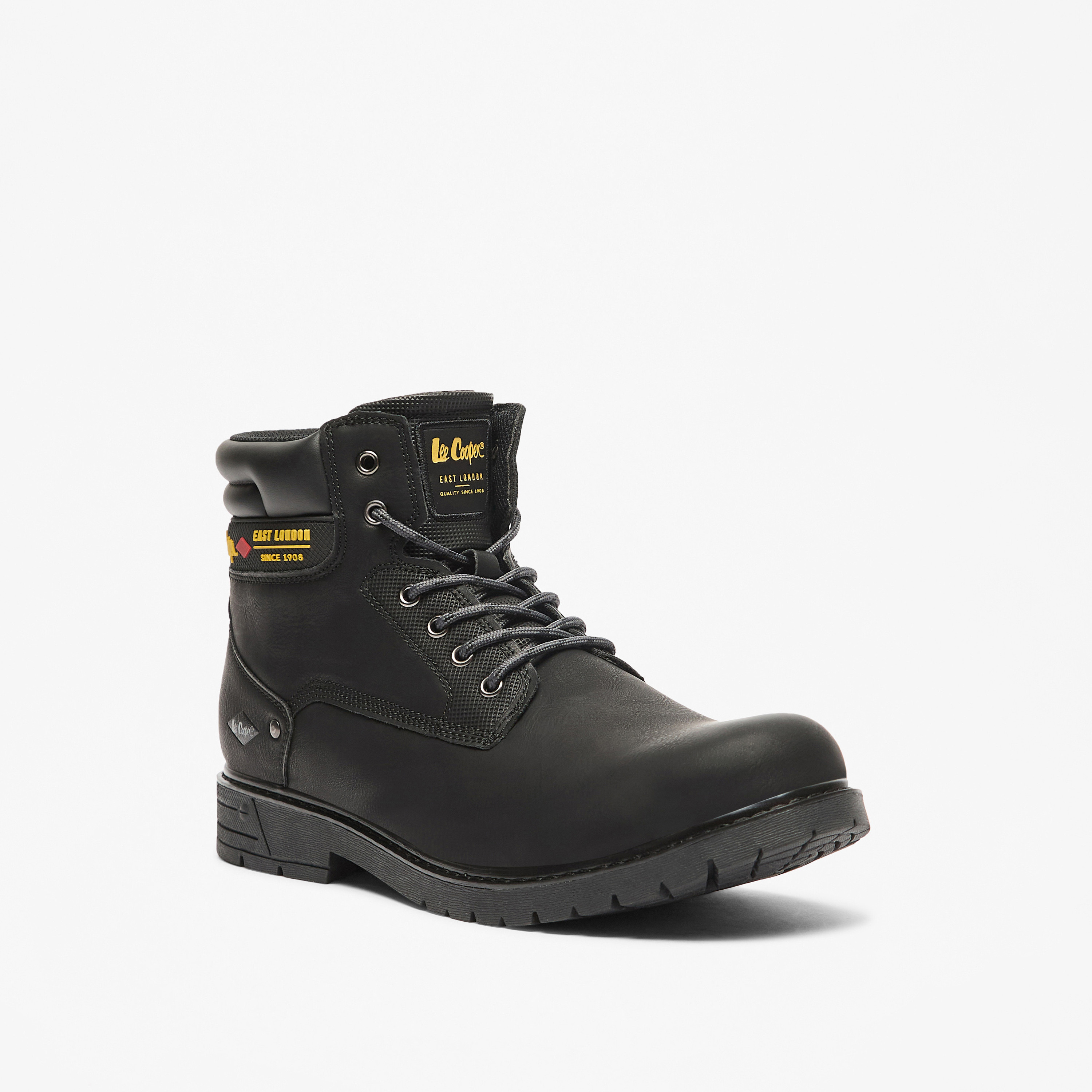 بوت تشوكا برباط إغلاق وتفاصيل شعار للرجال من لي كوبر-men-shoes-boots-image-6