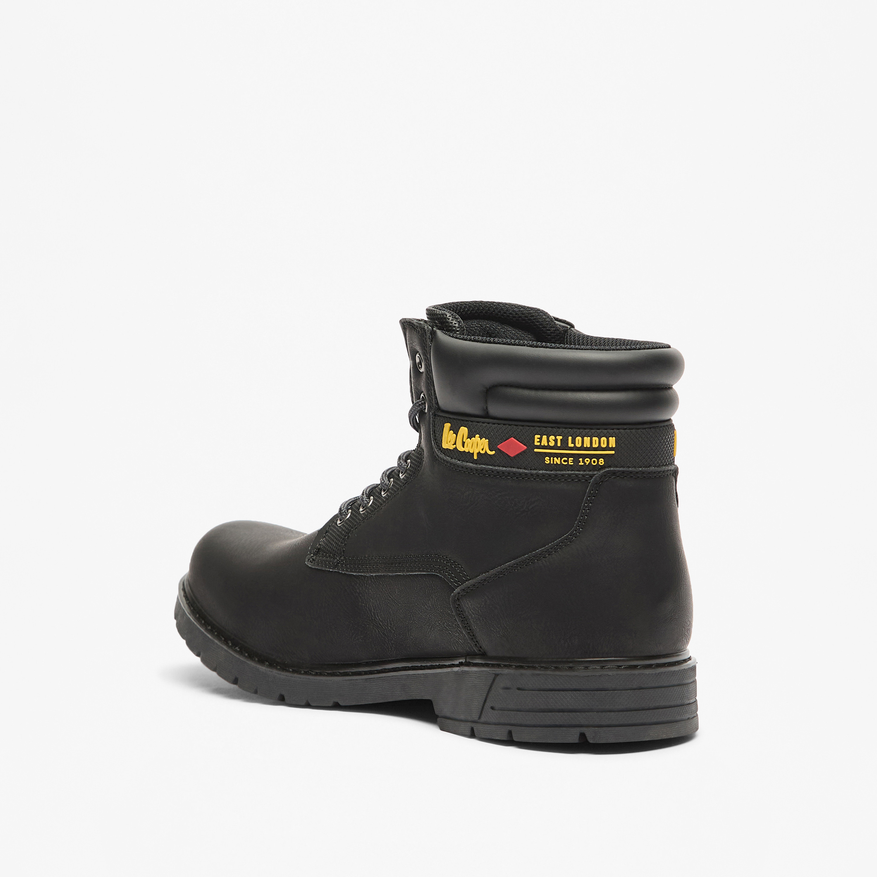 Lee Cooper Men's Logo Detail Chukka Boots with Lace-Up Closure-men-shoes-boots-image-2