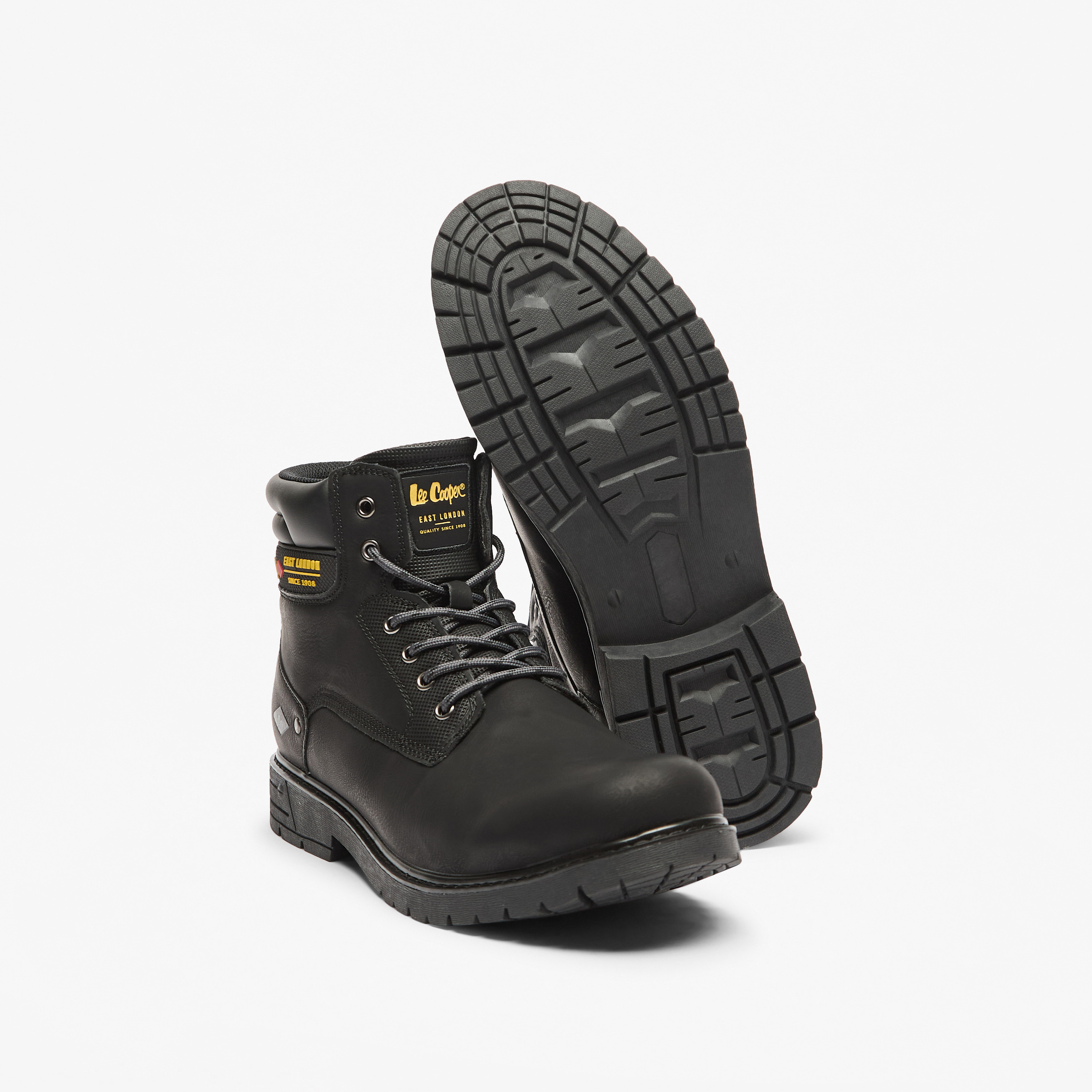 Lee Cooper Men's Logo Detail Chukka Boots with Lace-Up Closure-men-shoes-boots-image-4
