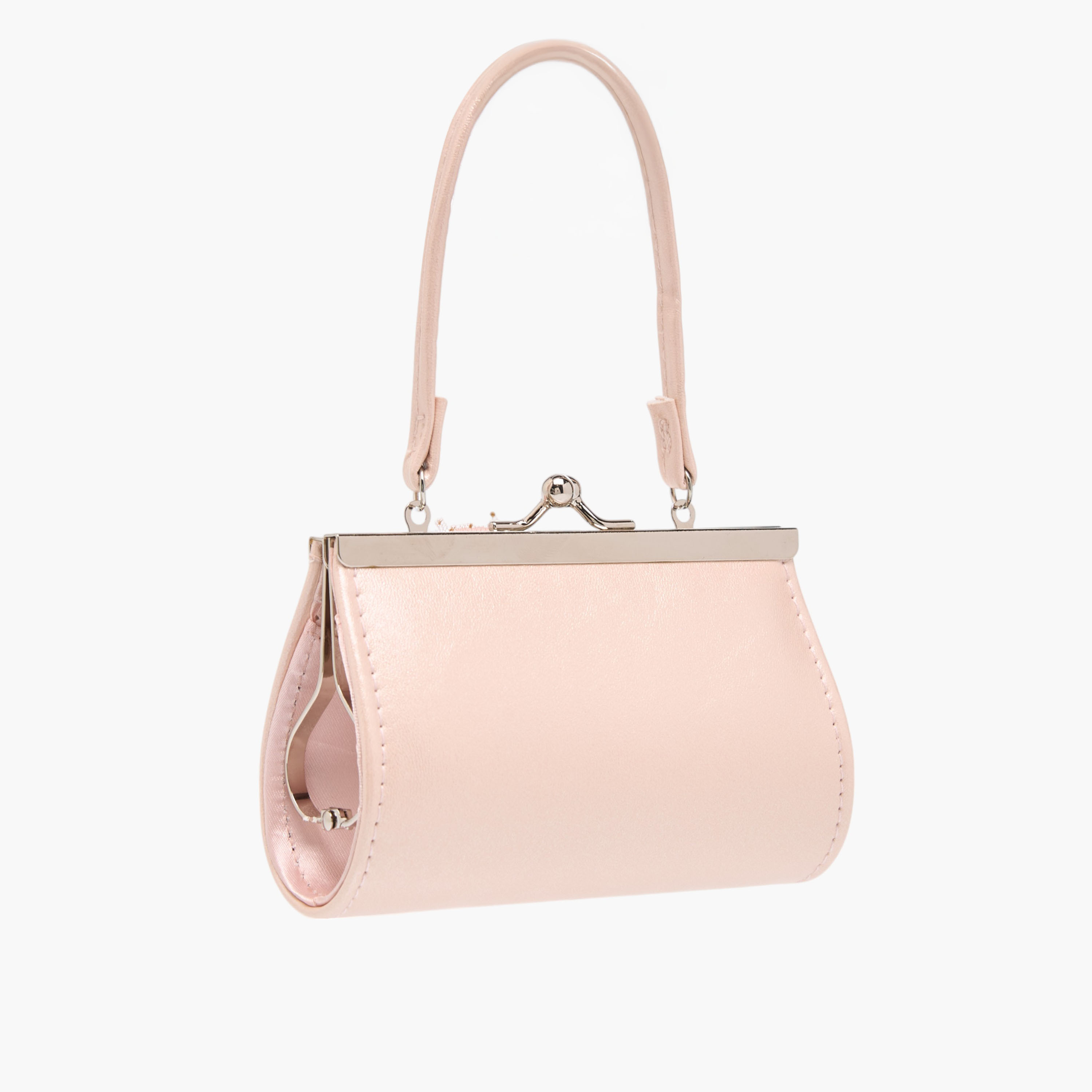 Flora Bella Flower Applique Handbag With Kiss Lock Closure-girls-accessories-bags-image-3