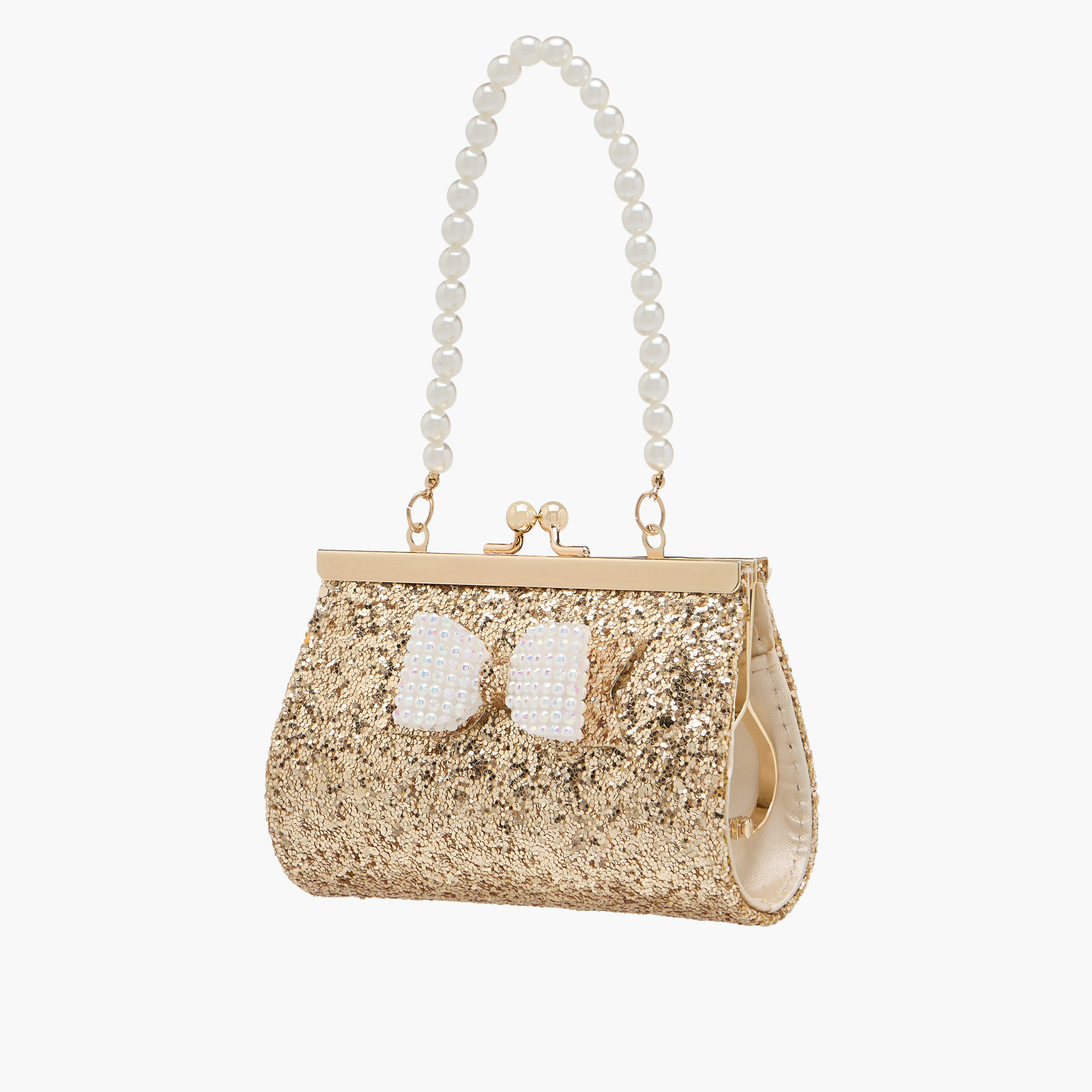 طقم شنطة يد بزينة فيونكة ومشابك 3 قطع من فلورا بيلا-girls-accessories-bags-image-2