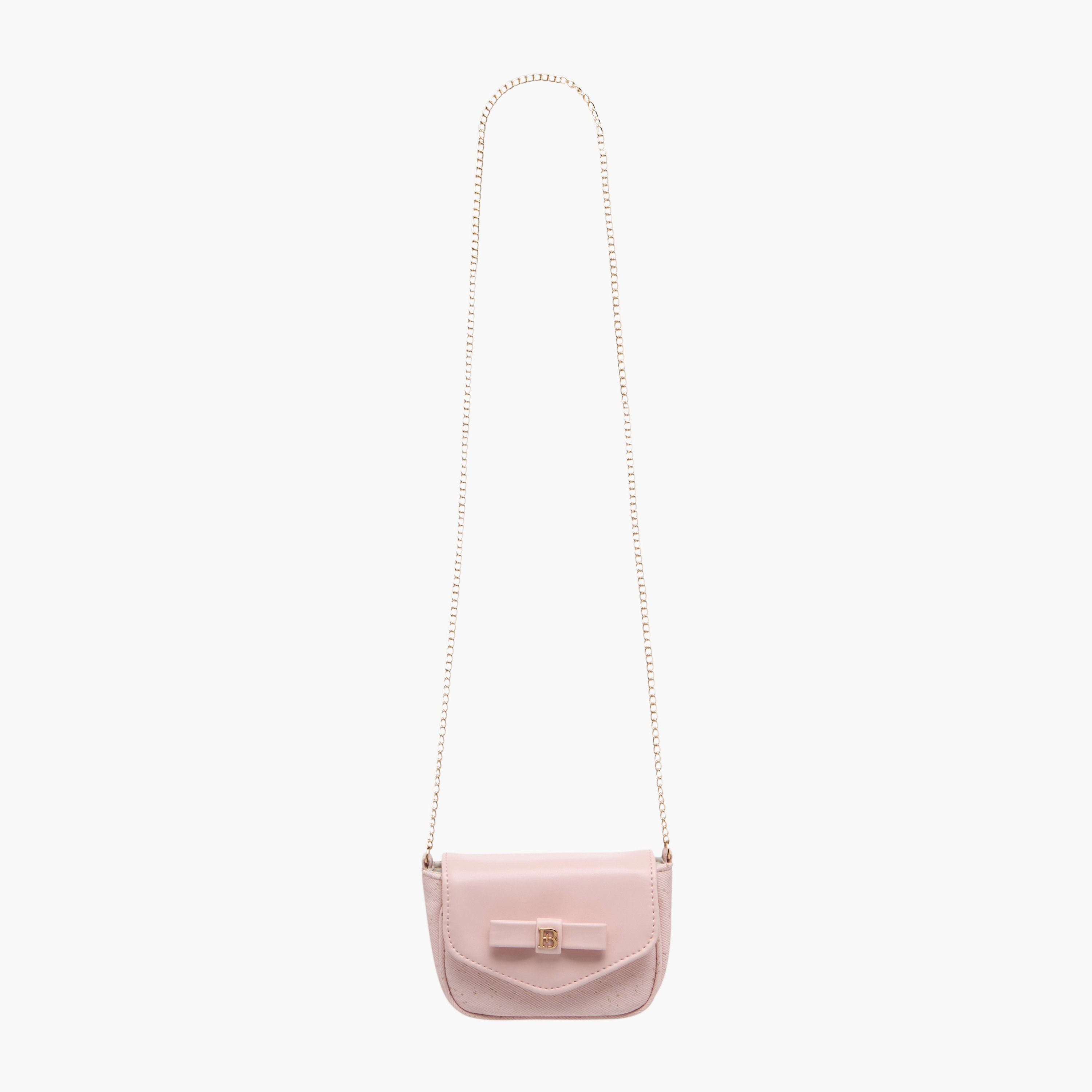 Flora Bella Bow Accent Crossbody Bag with Chain Strap and Flap Closure-girls-accessories-bags-image-2