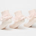 Frill Detail Ankle Length Socks - Set of 3-Girl%27s Socks & Tights-thumbnail-2
